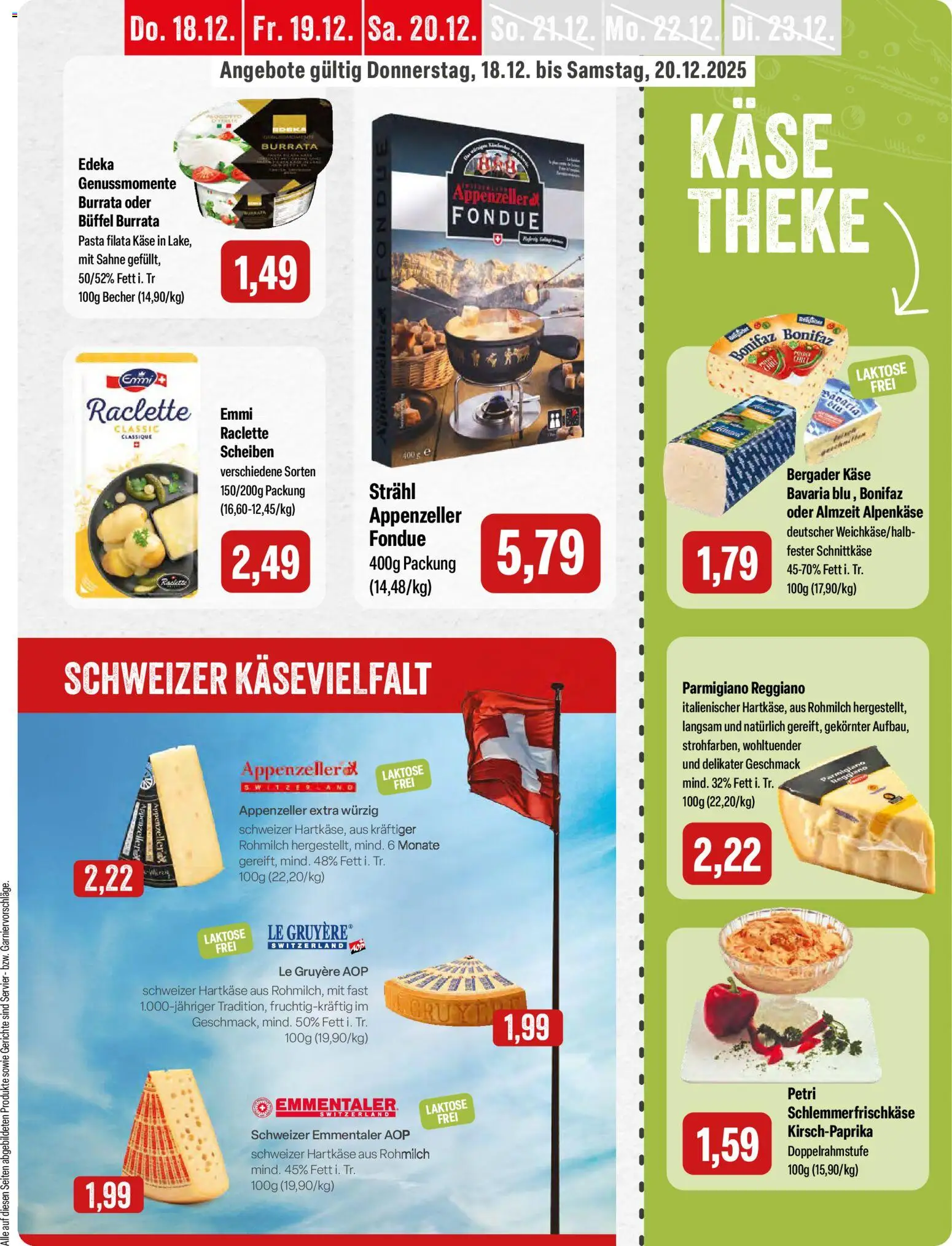 Feneberg Angebote – gültig ab 18.12.2025 | Seite: 7 | Produkte: Theke, Pasta, Raclette, Sahne