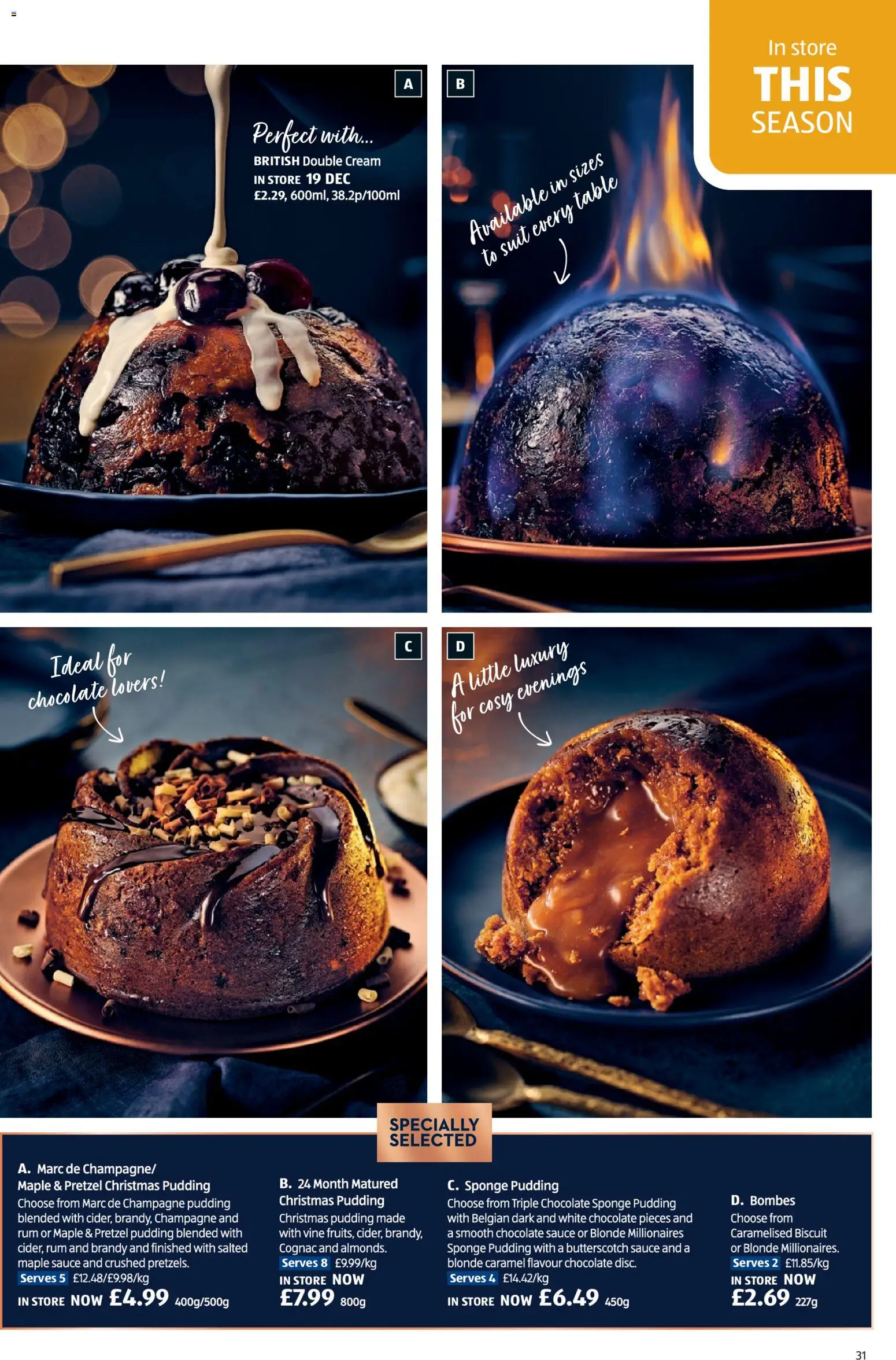 {H1} | Page: 31 | Products: Chocolate, Suit, Luges, Cream