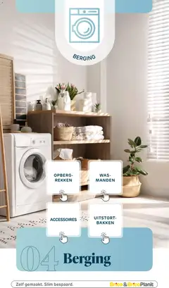 Brico Plan-it - Onze opbergingcatalogus - Voorbeeld van een folder van Brico Plan-it, geldig van 20.02.2026 | Pagina: 81 | Producten: Manden, Was