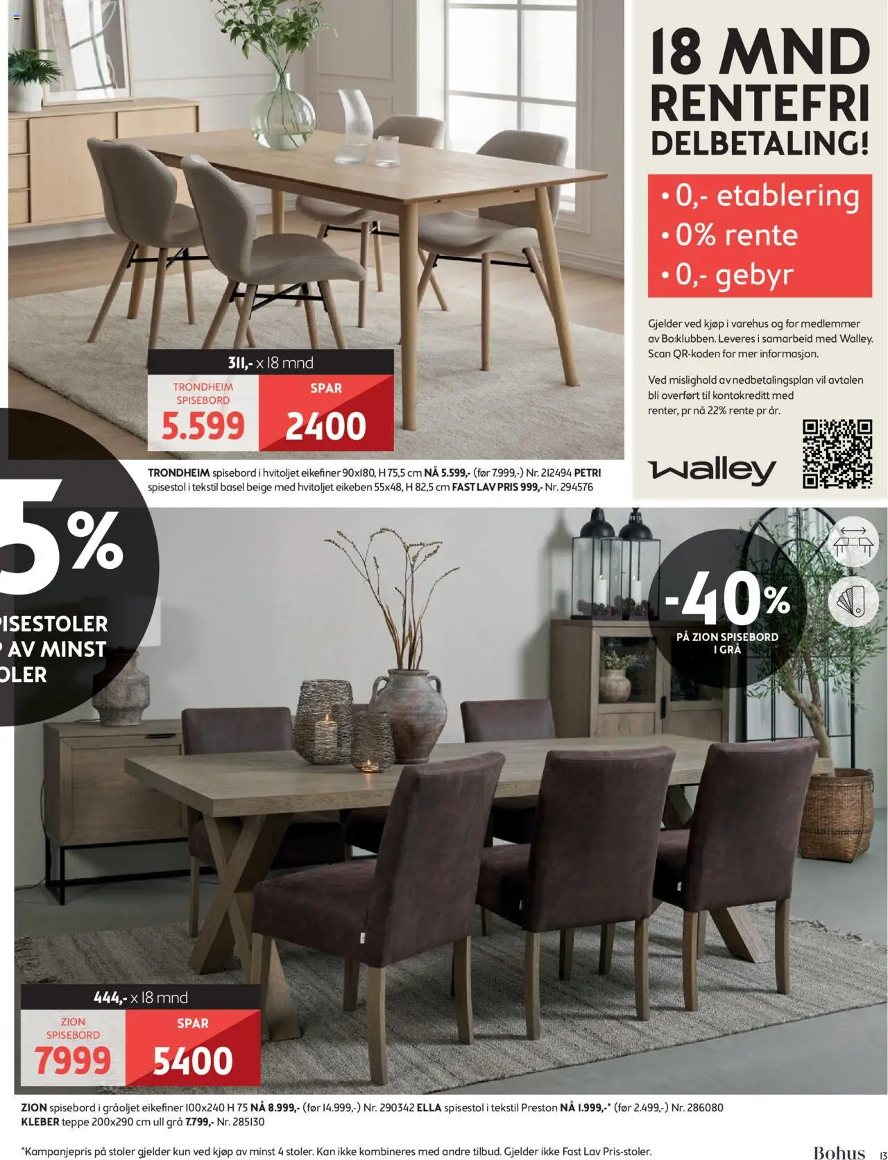  | Side: 13 | Produkter: Spisebord, Spisestol, Teppe