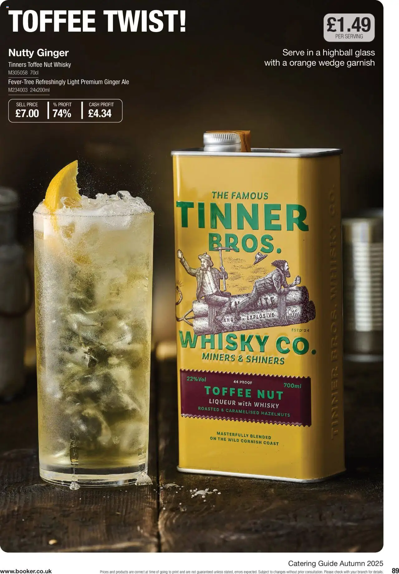 {H1} | Page: 89 | Products: Whisky, Keksajt, Orange
