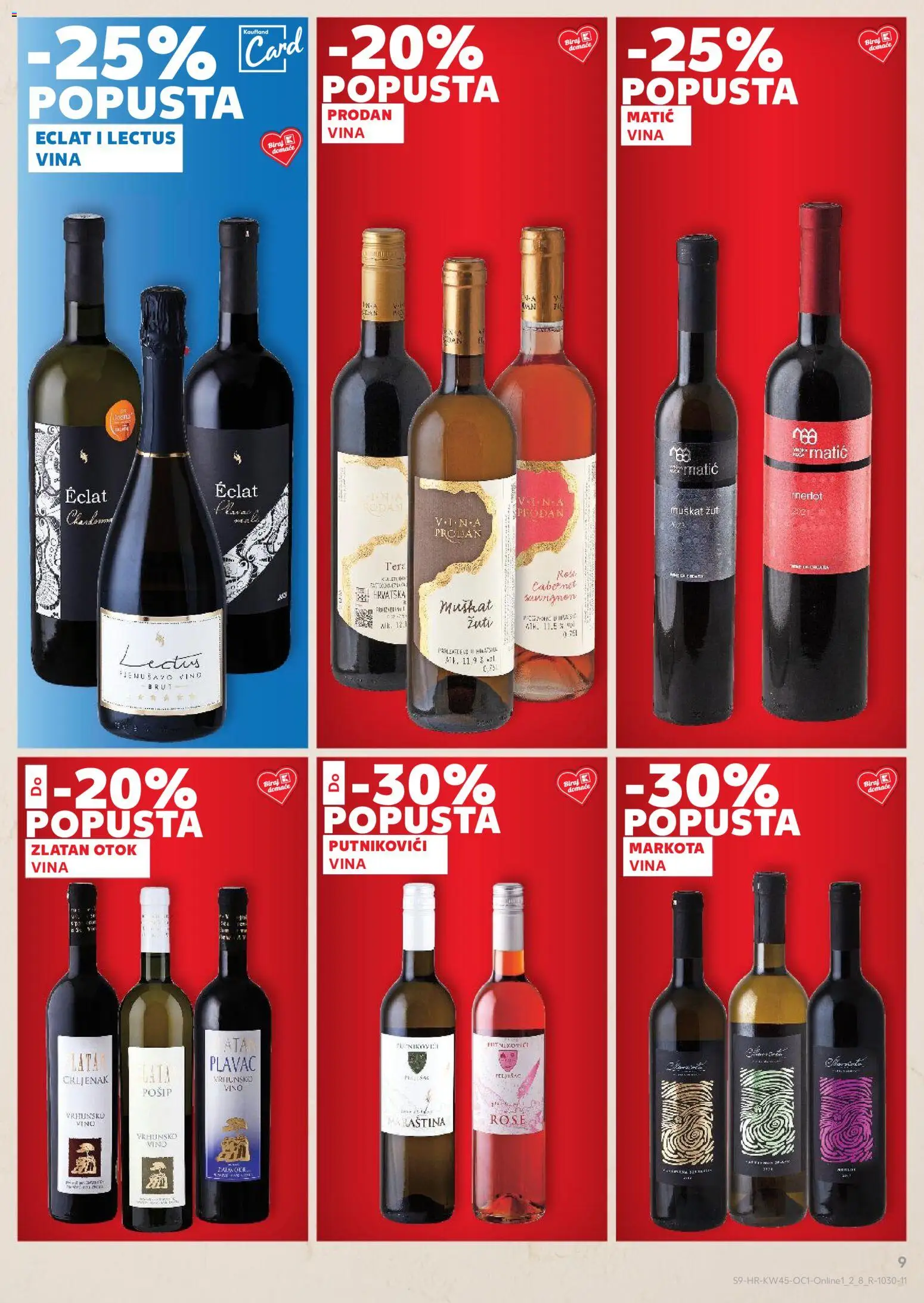 Kaufland katalog | vrijedi od 05.11.2025 | Stranica: 9 | Proizvodi: Vino