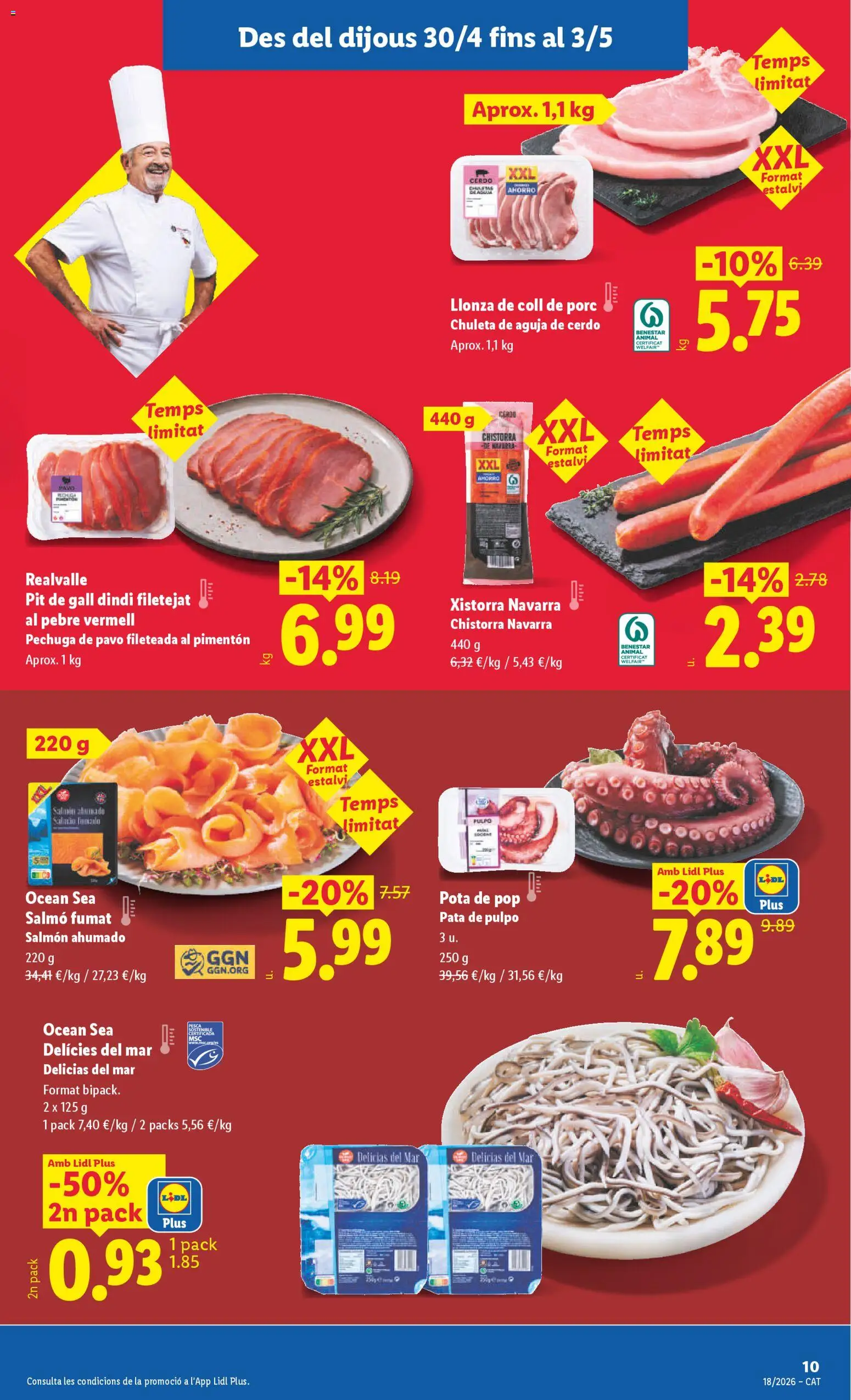Lidl folleto │ válido desde el 27.04.2026 | Página: 31 | Productos: Cerdo, Salmón ahumado