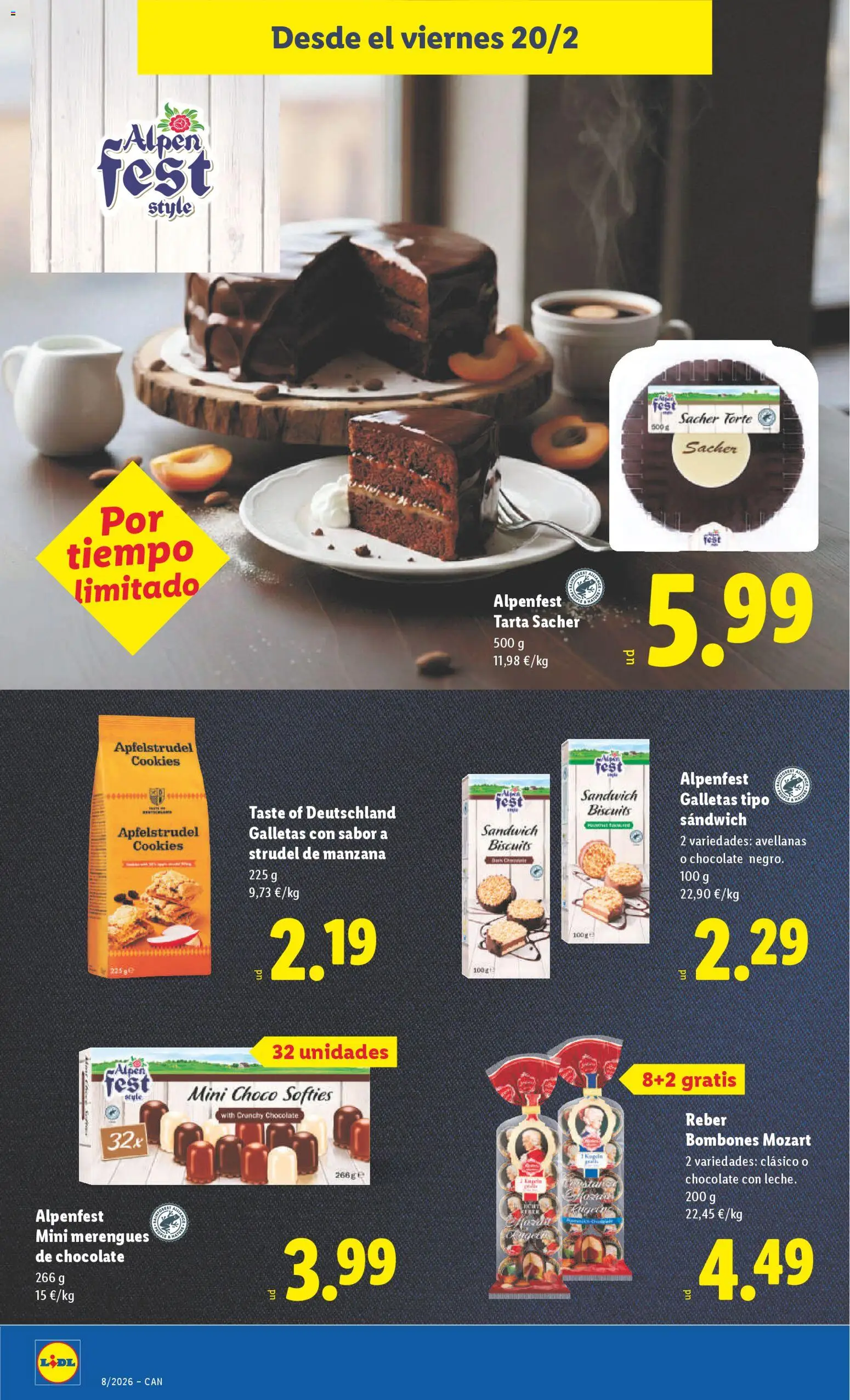 Lidl - Canarias  │ válido desde el 16.02.2026 | Página: 50 | Productos: Chocolate, Manzana, Apple, Υγρό πιάτων