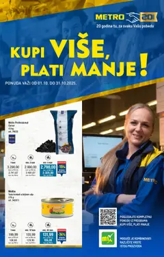 Metro kupi više plati manje - pregled Metro kataloga - važi od 01.10.2025