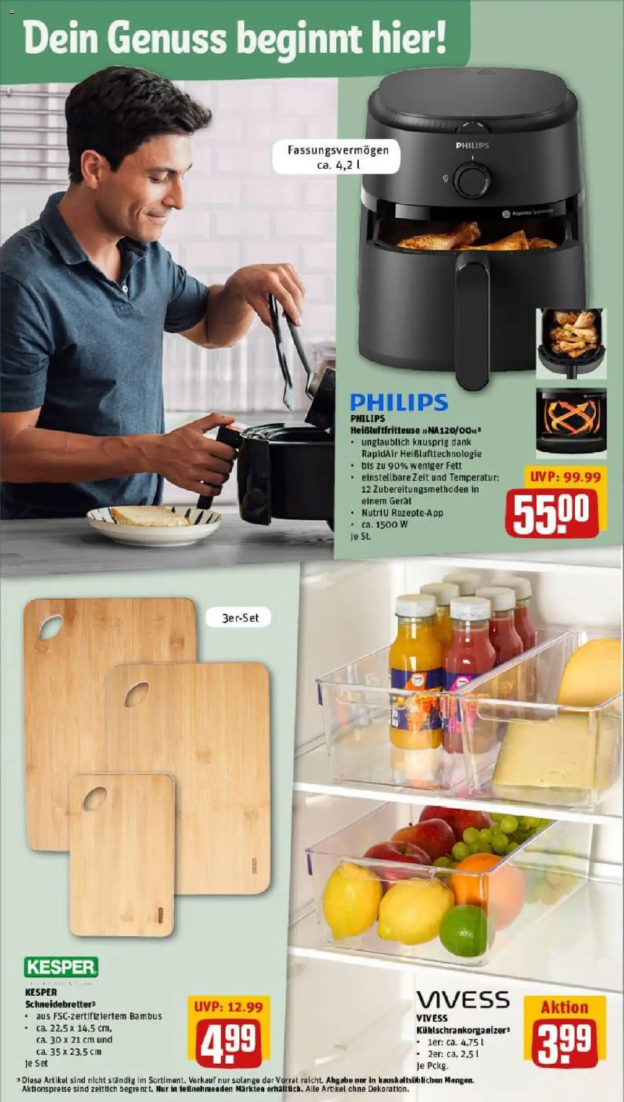 Rewe prospekt Worms	 - gültig ab dem 13.07.2025 | Seite: 22 | Produkte: Philips, Heißluftfritteuse