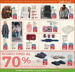 Anteprima del volantino Volantino Happy Casa	 valido a partire dal 11.02.2026 | Pagina: 11 | Prodotti: Plaid, Acqua, Pantofole, Cintura