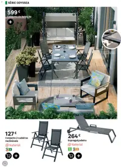 Pré-visualização Leroy Merlin Arquipélago da Madeira Jardim válido de 12.03.2026 | Página: 8 | Produtos: Cadeiras, Espreguiçadeira