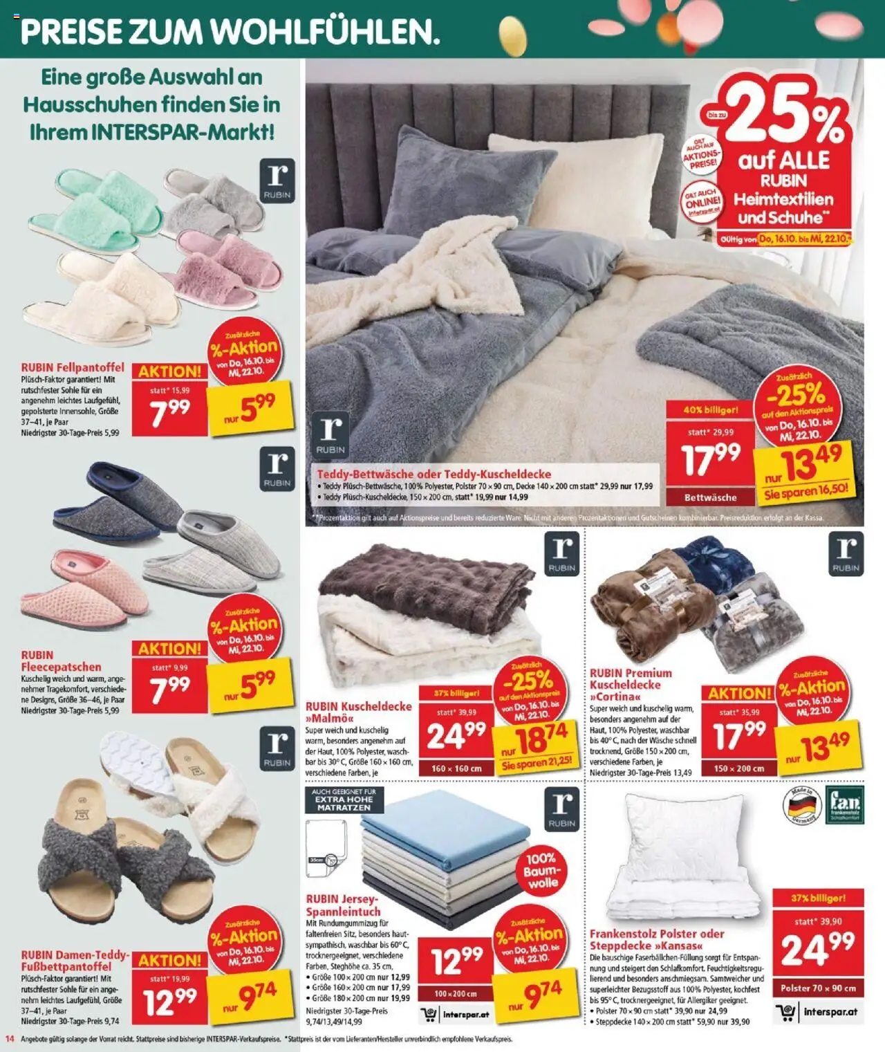 Interspar Flugblatt - Burgenland Nord gültig ab 16.10.2025 | Seite: 15 | Produkte: Decke