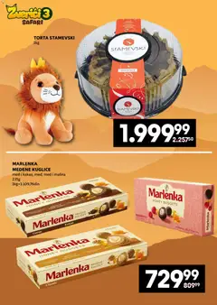Idea katalog Zverići 3 Safari - pregled Idea kataloga - važi od 30.03.2026 | Strana: 8 | Proizvode: PC, Malina, Med, Torta