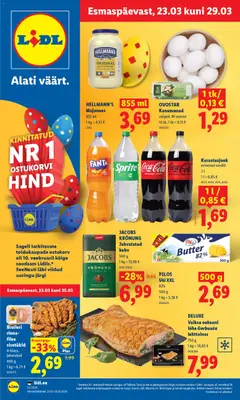 Lidl kliendilehe eelvaade alates 23.03.2026