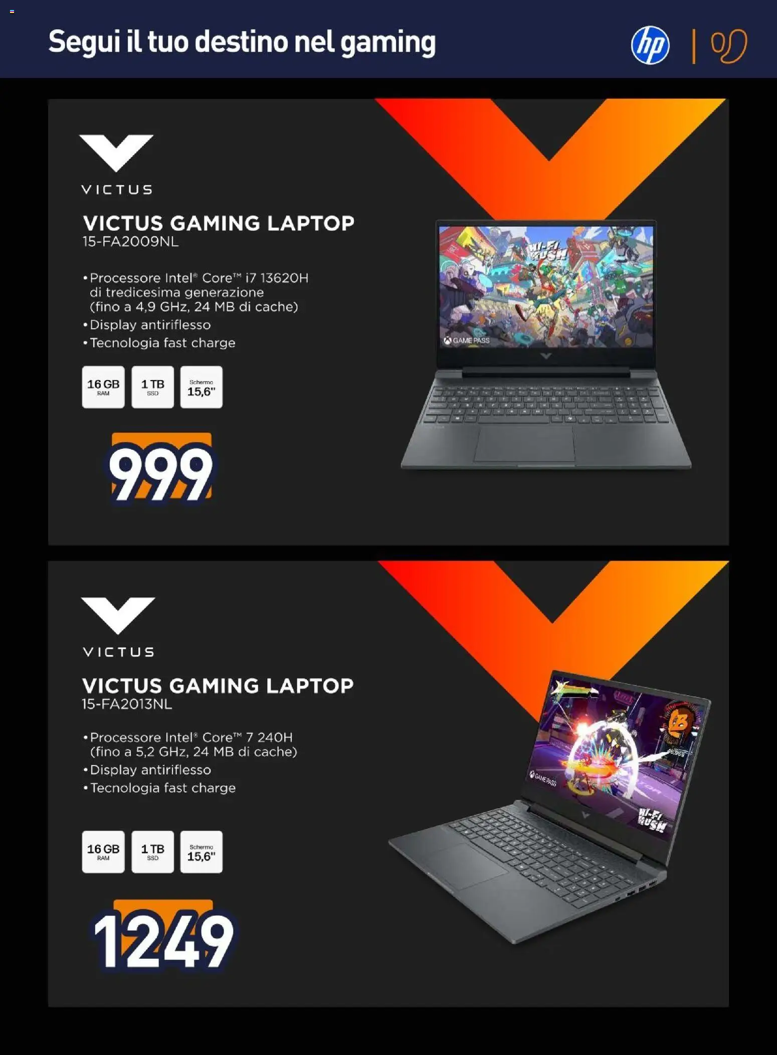 Volantino Unieuro del 16.02.2026 | Pagina: 17 | Prodotti: Schermo, Laptop