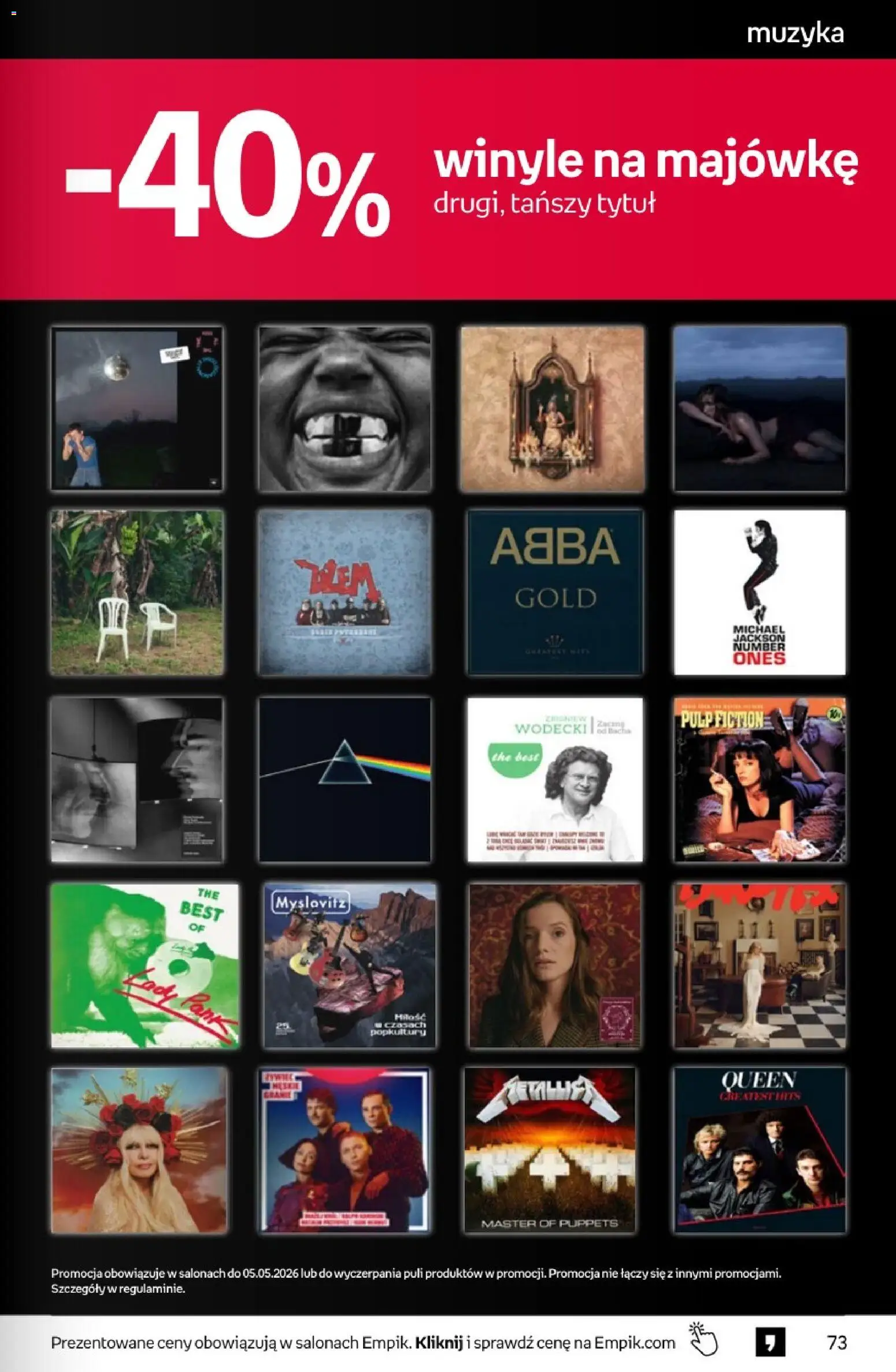 Empik promocje od 22.04.2026 | Strona: 73 | Produkty: Winyle