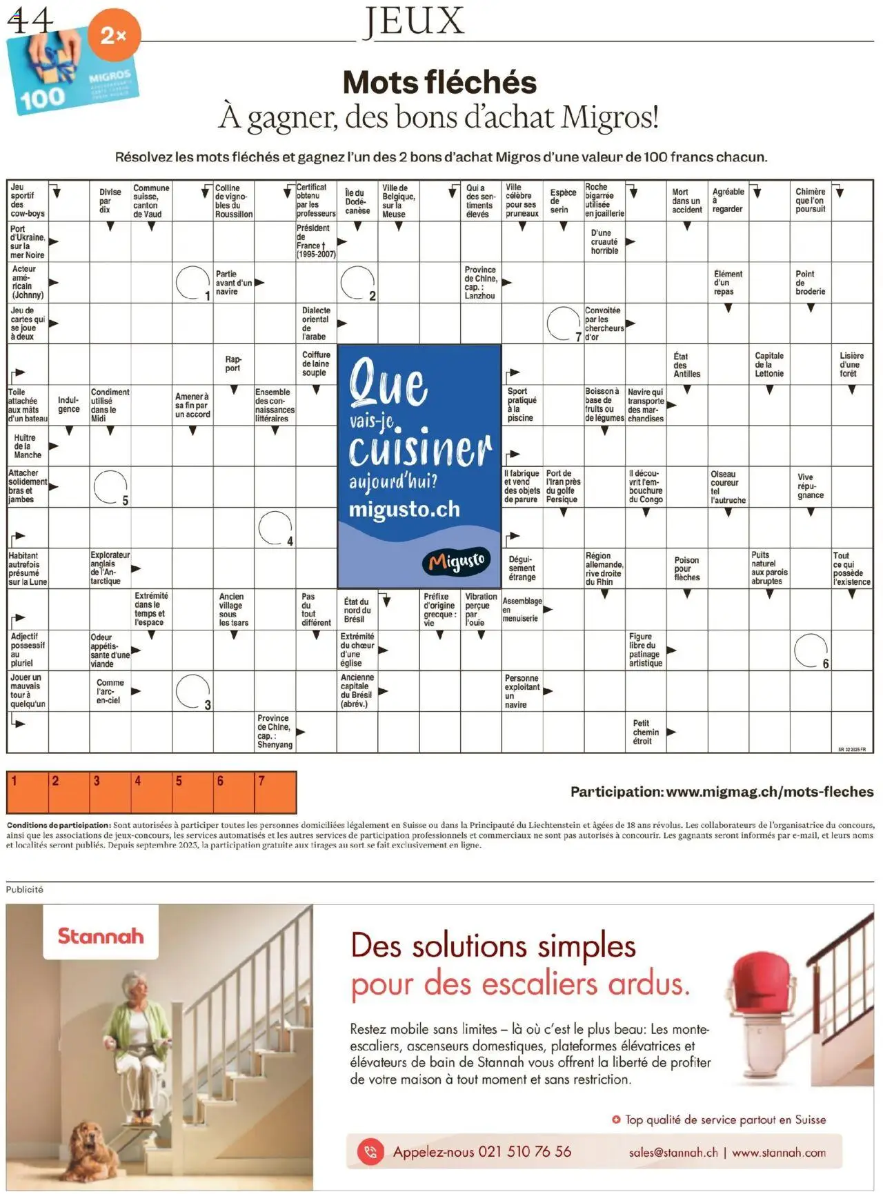 Migros - Magazin FR ab 05.08.2025 | Seite: 44 | Produkte: Top