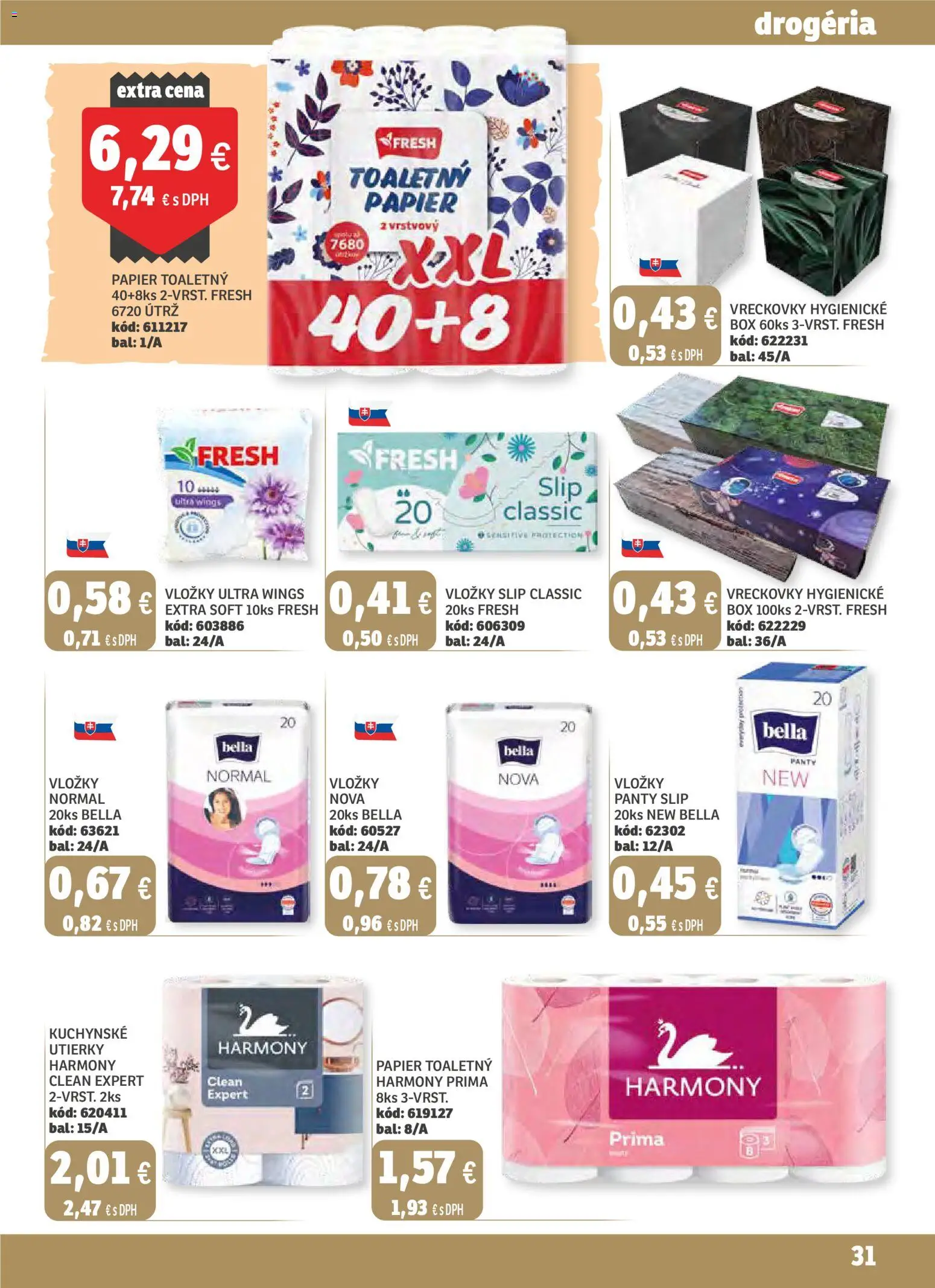 Nové Labaš akcie – leták je platný od 31.10.2025 | Strana: 32 | Produkty: Toaletný papier