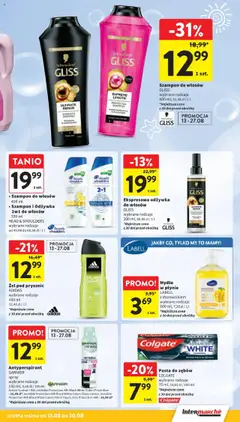 Intermarche Gazetka od 13.08.2025 | Strona: 37 | Produkty: Prysznic, Szampon, Mydło, Antyperspirant