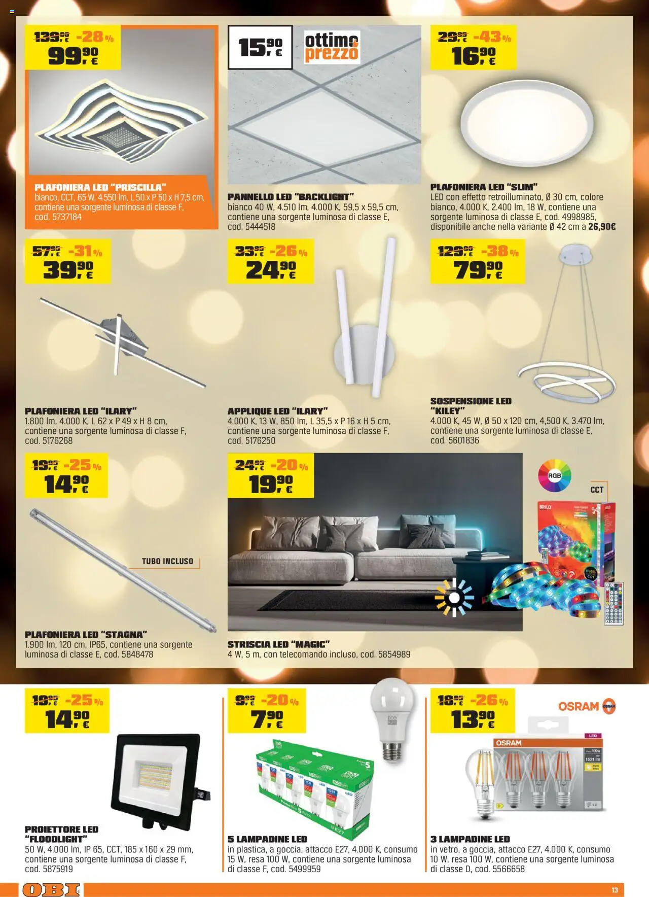 Volantino OBI del 02.10.2025 | Pagina: 13 | Prodotti: Telecomando, Tubo