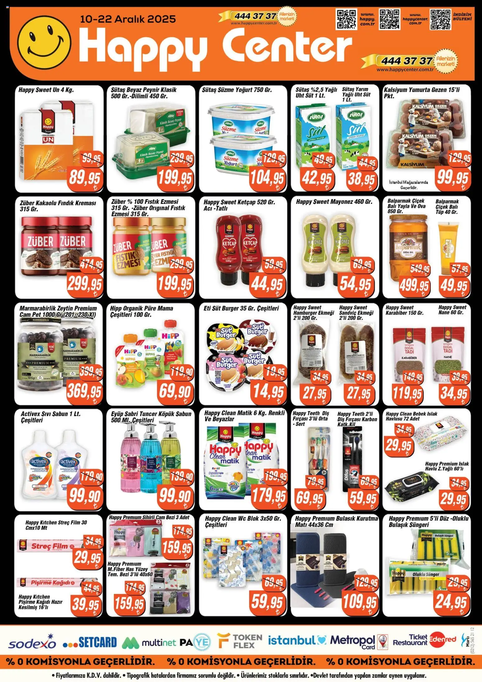 Happy Center - Katalog - 10.12.2025 tarihinden itibaren geçerlidir | Sayfa: 8 | Ürünler: Fıstık, Karabiber, Yer fıstığı, Mayonez