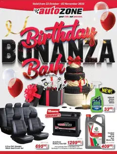 AutoZone specials catalogue – valid from 22.10.2025