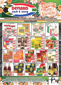 Devland specials catalogue – valid from 06.09.2025