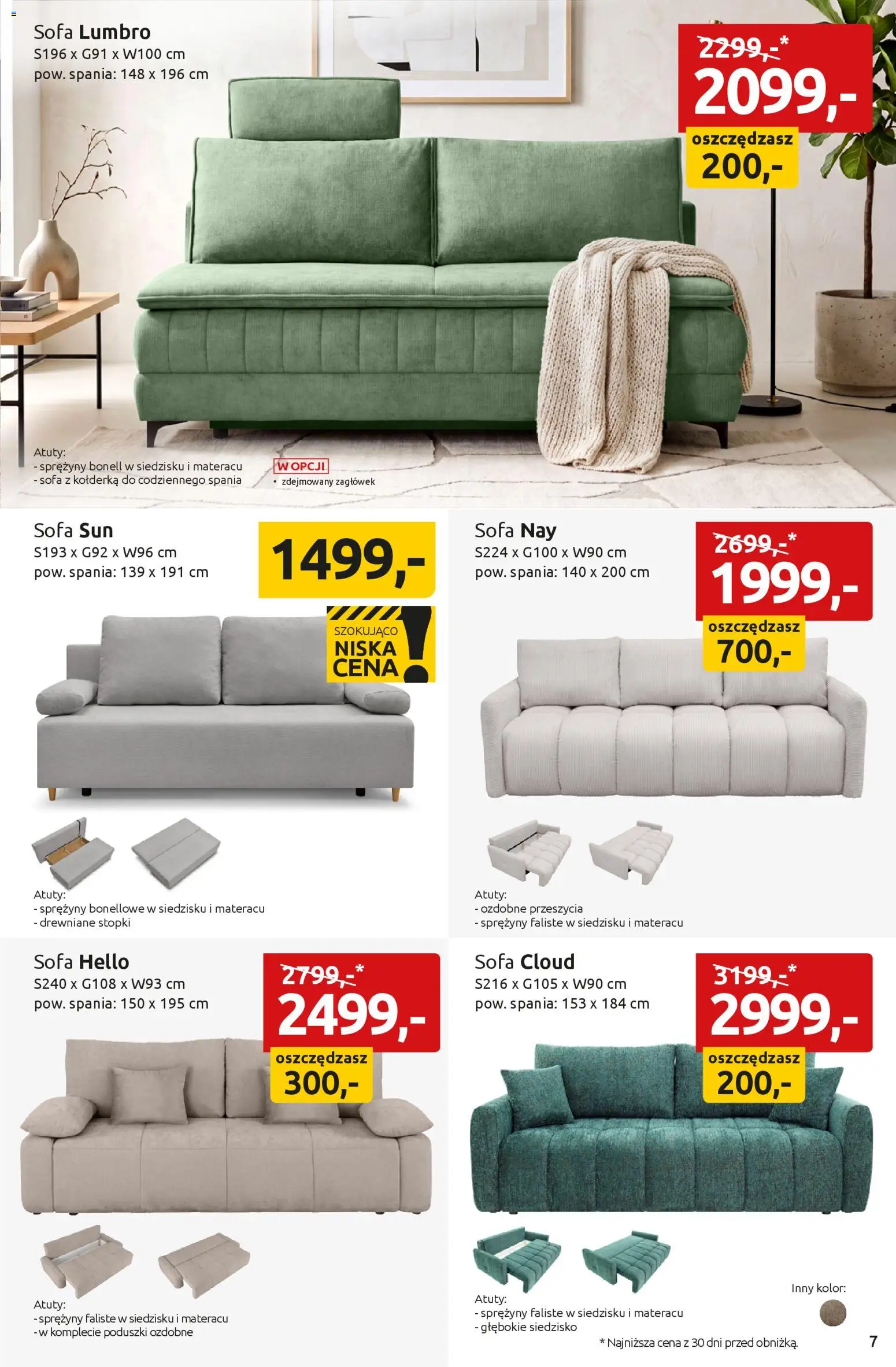 Black Red White promocje od 27.04.2026 | Strona: 7 | Produkty: Sofa