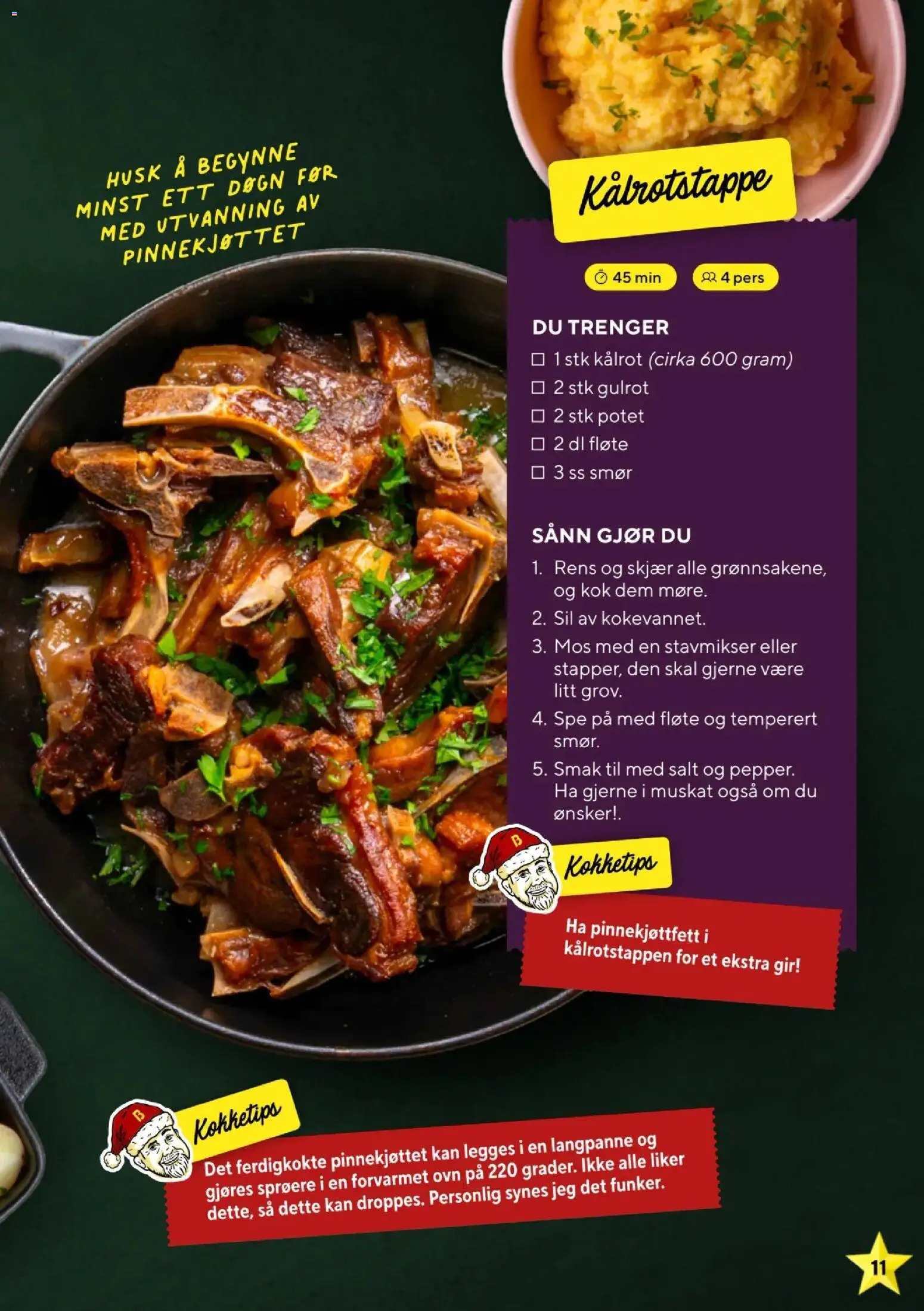 {H1} | Side: 11 | Produkter: Kålrot, Ovn, Суміш дитяча, Prosecco