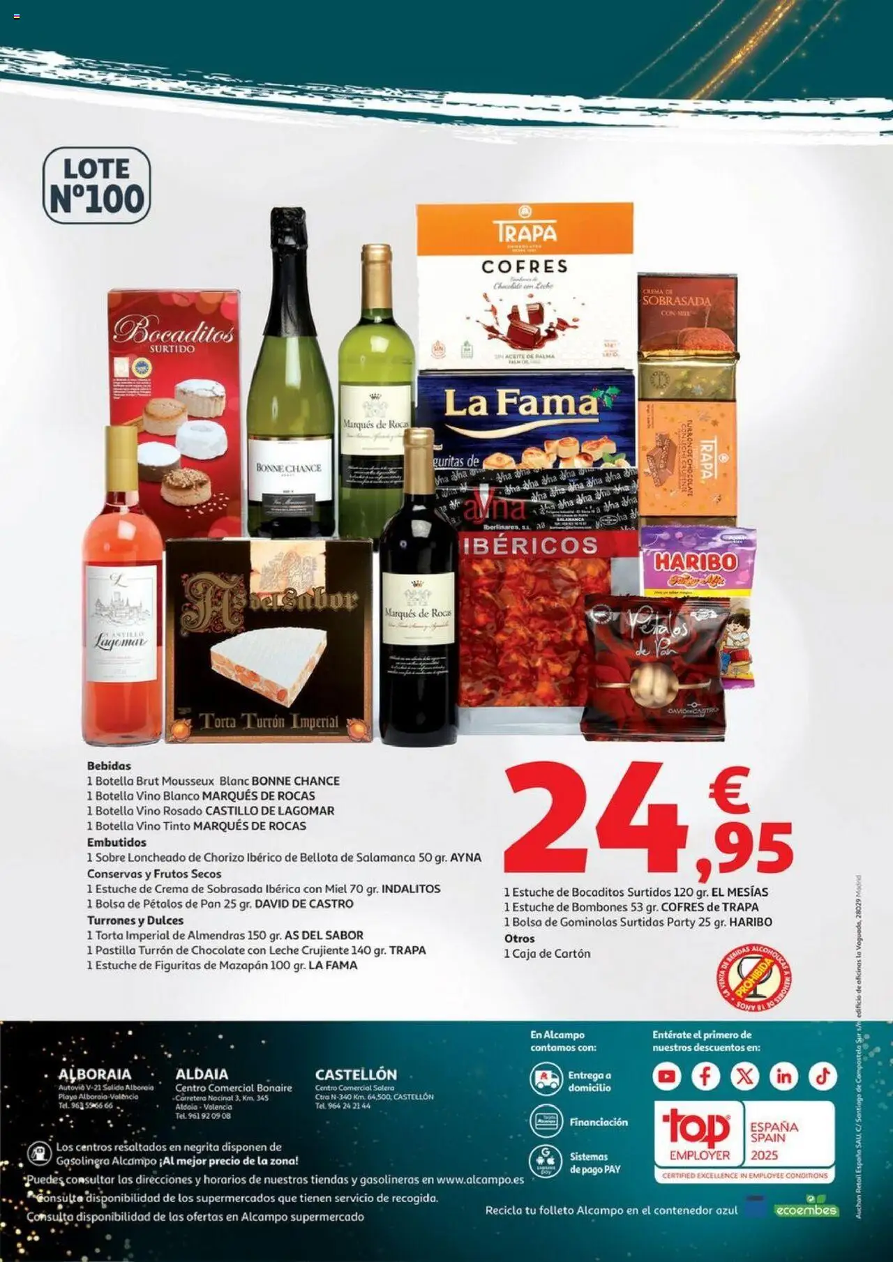 Alcampo - Valencia y Castellón │ válido desde el 06.11.2025 | Página: 32 | Productos: Aceite, Chocolate, Bolsa, Loncheado