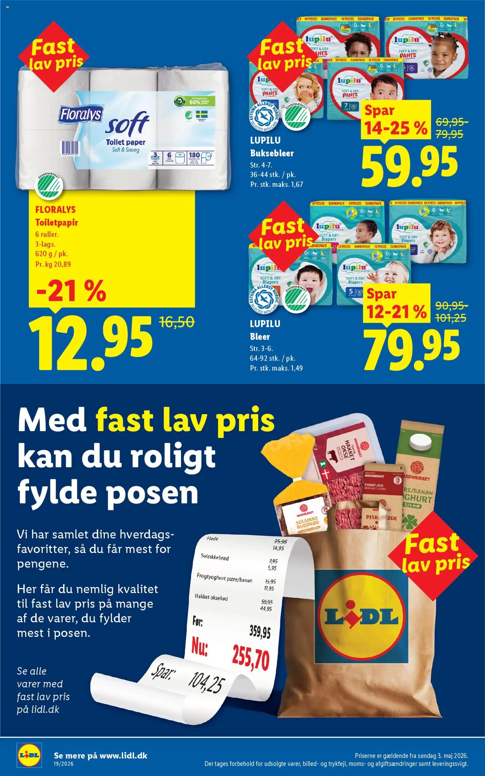Lidl tilbudsavis – gyldig fra 03.05.2026 | Side: 8 | Produkter: Oksekød, Fløde, Toilet, Rugbrød
