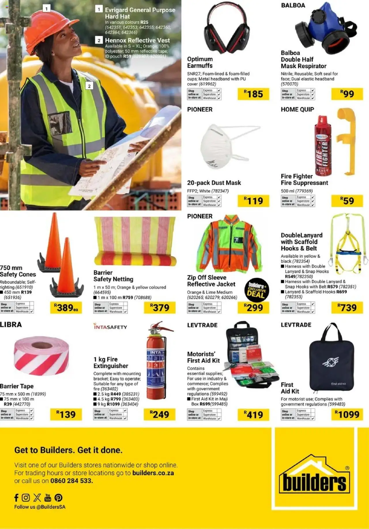 New Builders catalogue – valid from 14.10.2025 | Page: 24 | Products: Jacket, Hat, Headband, Lime