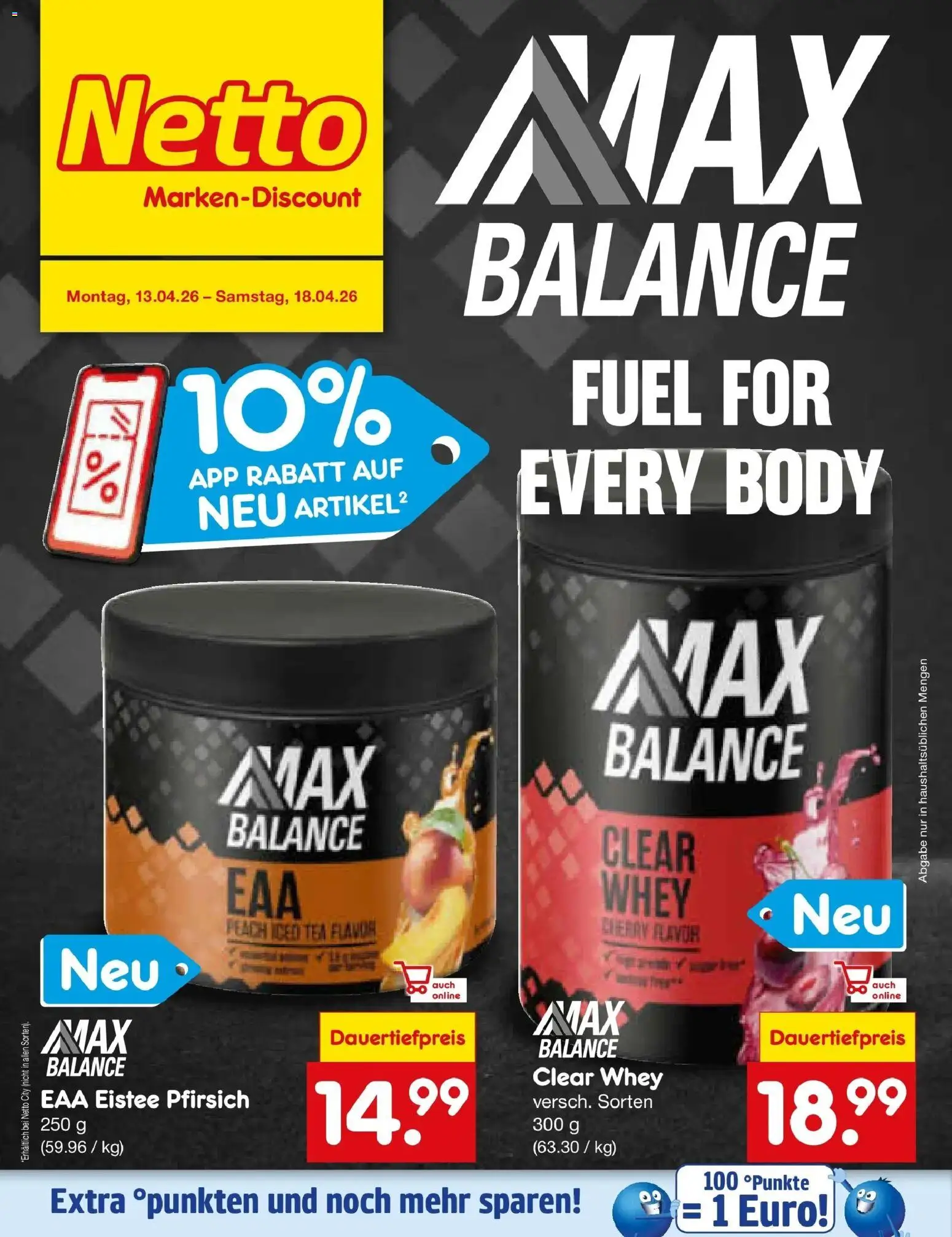 Netto Marken-Discount Prospekt Machern	 – gültig ab 13.04.2026 | Seite: 38 | Produkte: Pfirsich