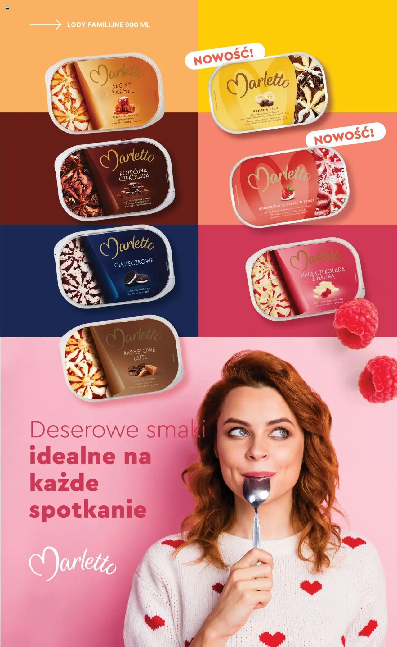 Biedronka gazetka - Marlettolodowa budka biedronki od 14.06.2025 | Strona: 2 | Produkty: Czekolada, Lody