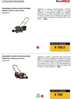Anteprima del volantino Eurobrico Rasaerba catalogo valido a partire dal 23.07.2025 | Pagina: 22 | Prodotti: Rasaerba