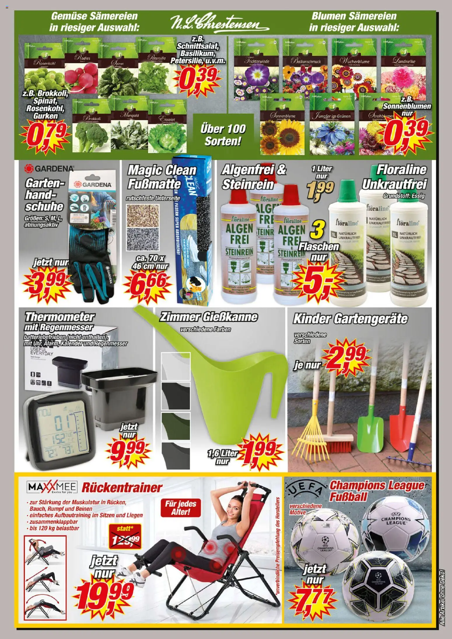 Posten Börse Prospekt – gültig ab 07.03.2026 | Seite: 7 | Produkte: Thermometer, Blumen, Fußball, Gemüse