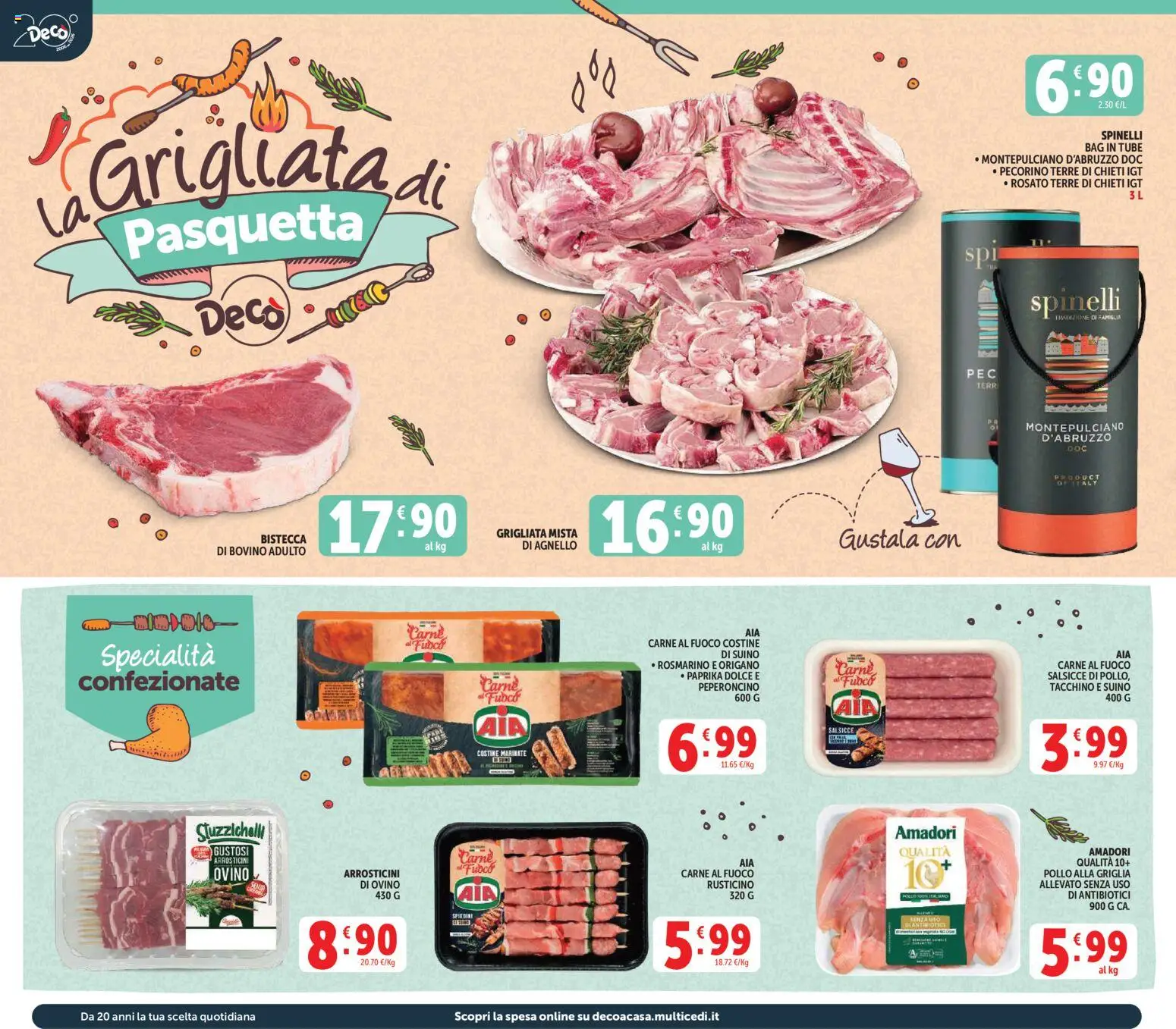 Volantino Decò del 27.03.2026 | Pagina: 10 | Prodotti: Pollo, Suino, Peperoncino, Griglia