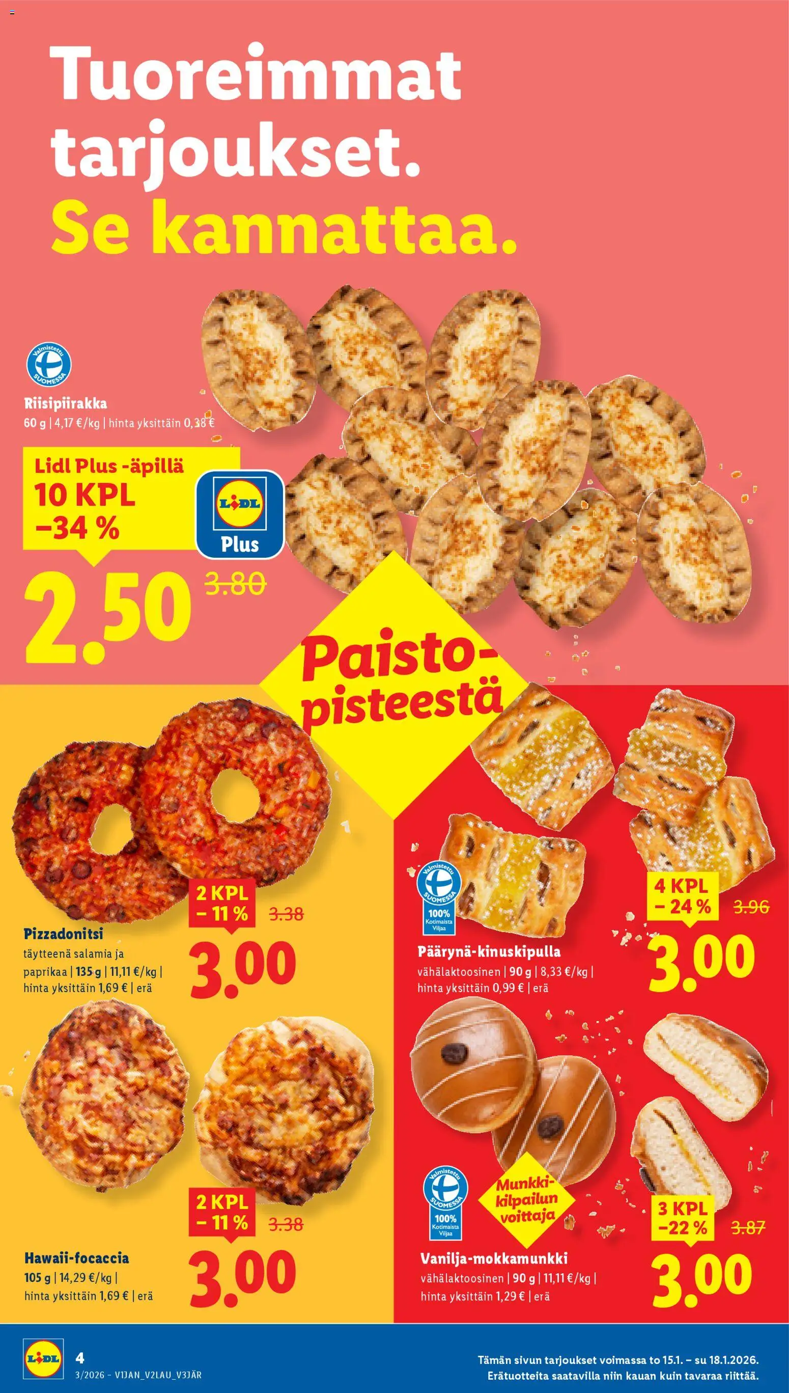 Lidl tarjoukset - Tampere – voimassa 15.01.2026 alkaen | Sivu: 4