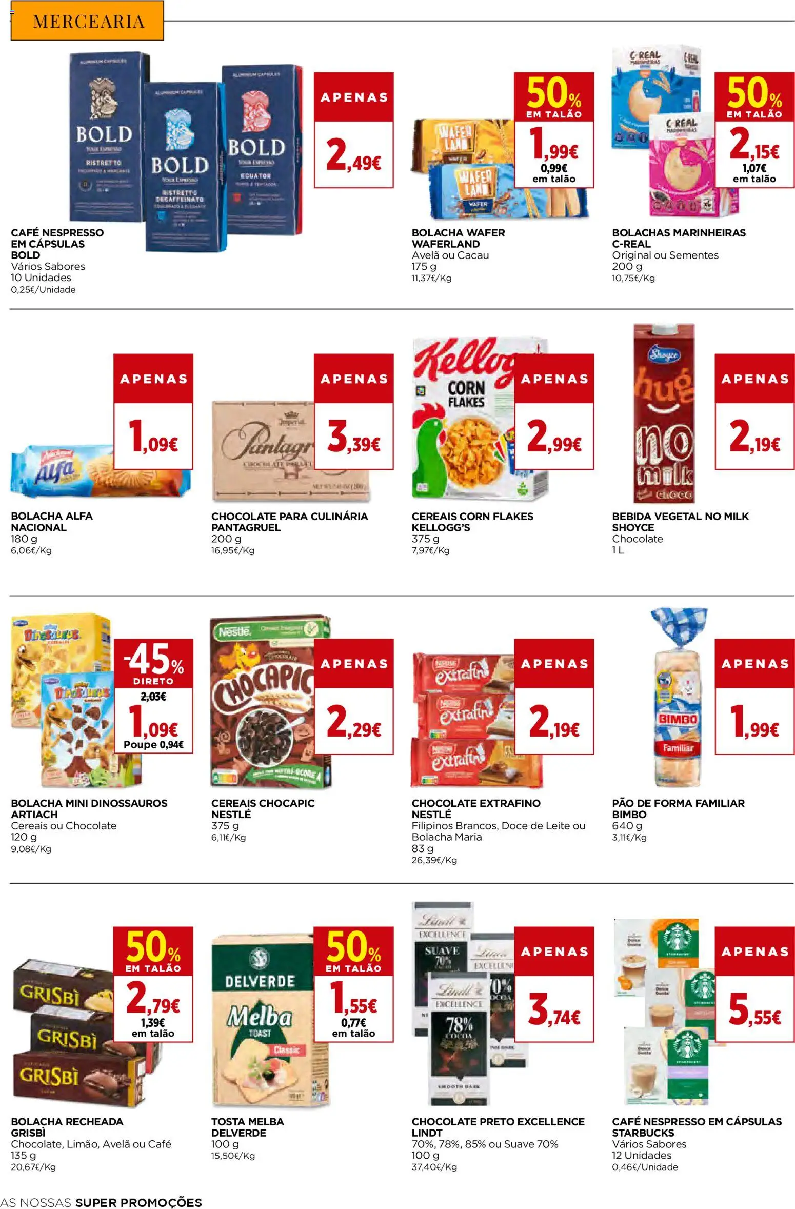 El Corte Ingles folheto │ válido de 31.10.2025 | Página: 22 | Produtos: Doce de leite, Nespresso, Chocolate, Cereais