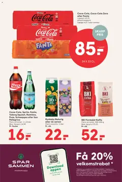 Spar Tilbudsavis gyldig fra 27.06.2025 | Side: 21 | Produkter: Kaffe, Appelsiner, Coca Cola, Cola