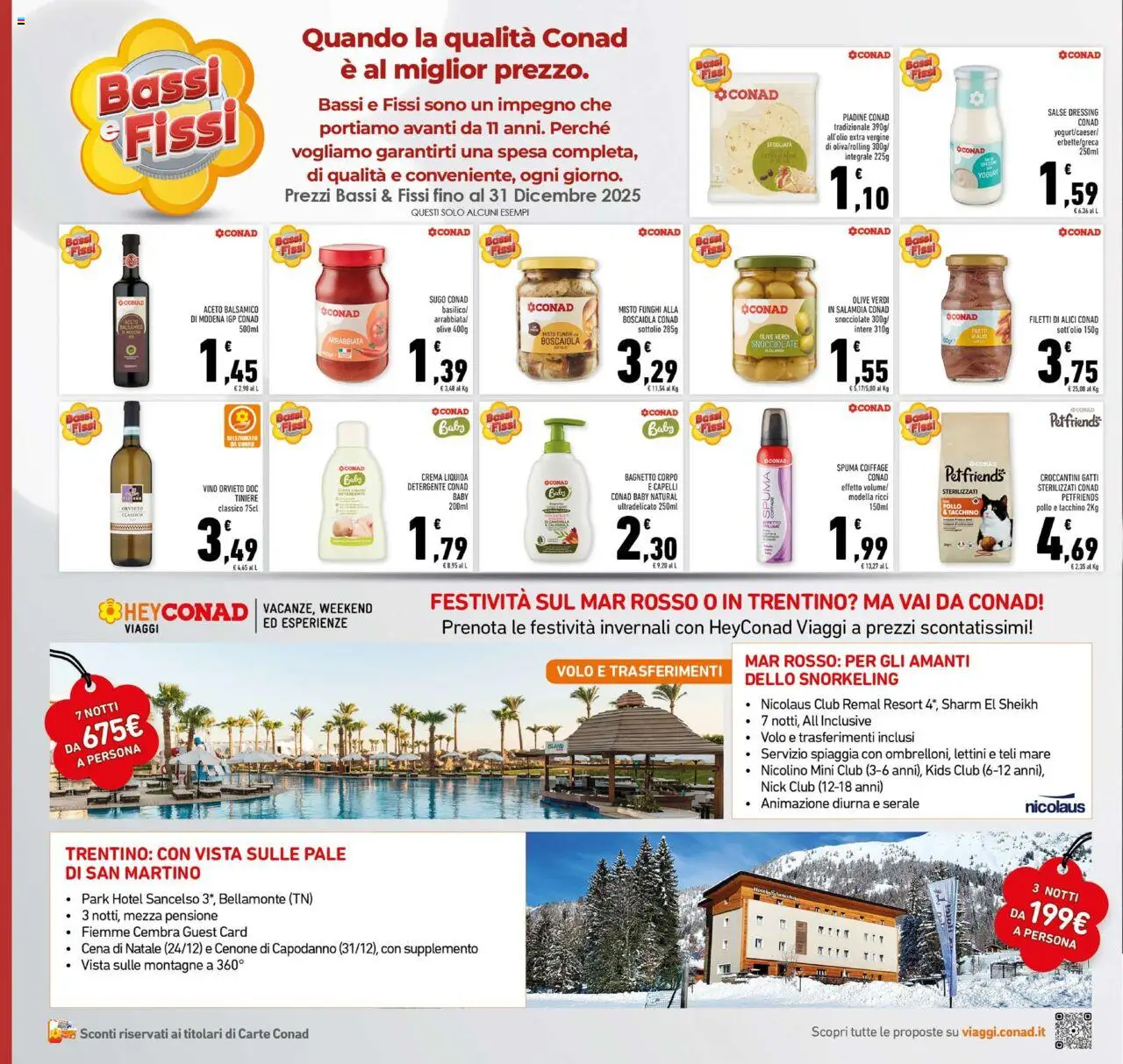 Volantino Conad del 08.10.2025 | Pagina: 18 | Prodotti: Detergente, Bagnetto, Sugo, Alici