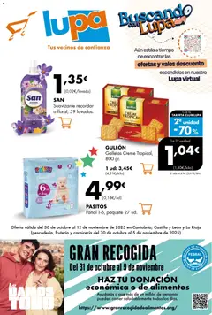 Vista previa Lupa Supermercados folleto válido desde el 30.10.2025