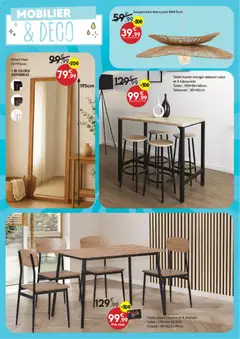 Maxi Bazar - Prévisualisation de Maxi Bazar - Brochure valide à partir de 08.04.2026 | Page: 7 | Produits: Suspension, Table, Chaise, Miroir