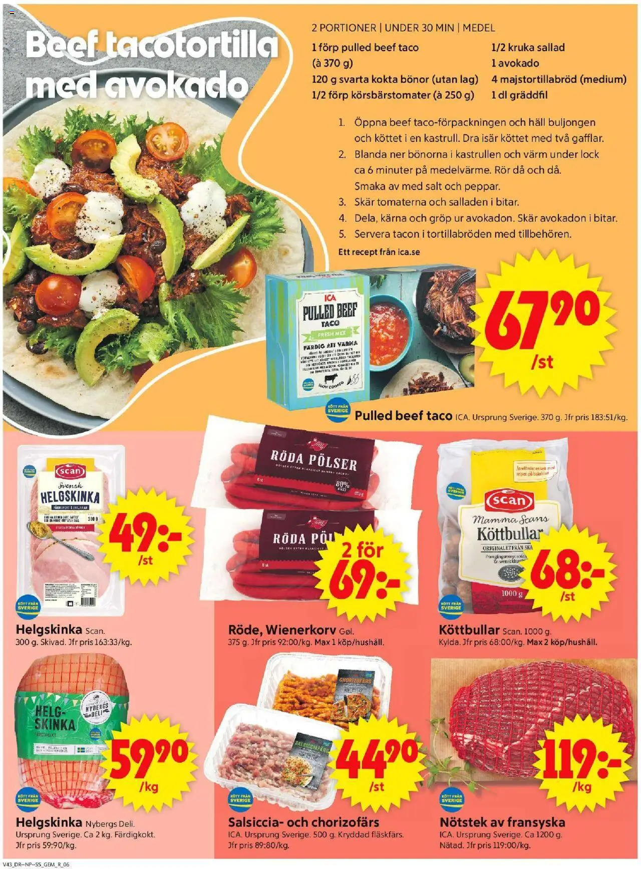 ICA Supermarket reklamblad aktuell från 20.10.2025 | Sida: 8