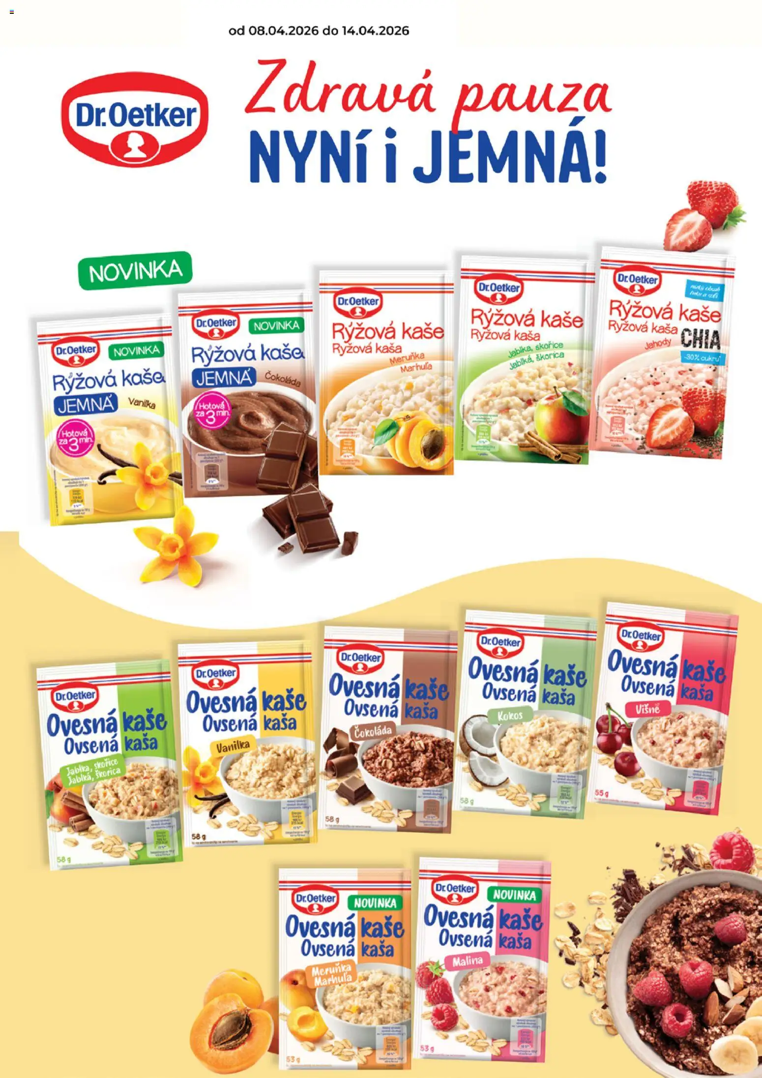 Tamda Foods leták od 08.04.2026 | Strana: 62 | Produkty: Čokoláda, Chia, Rýžová kaše, Kaše