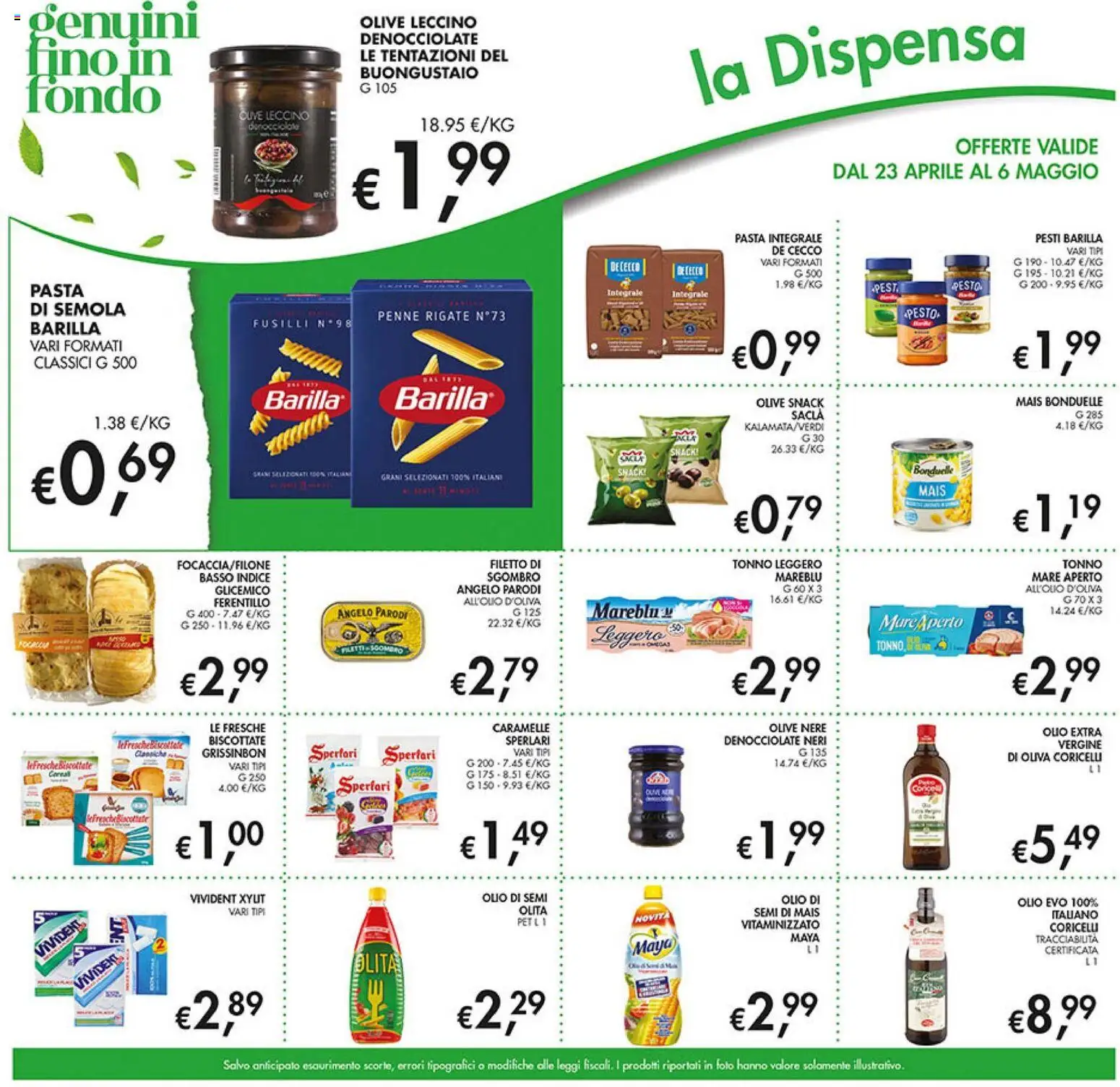 Volantino Coal del 23.04.2026 | Pagina: 19 | Prodotti: Caramelle, Olio, Pesto, Tonno