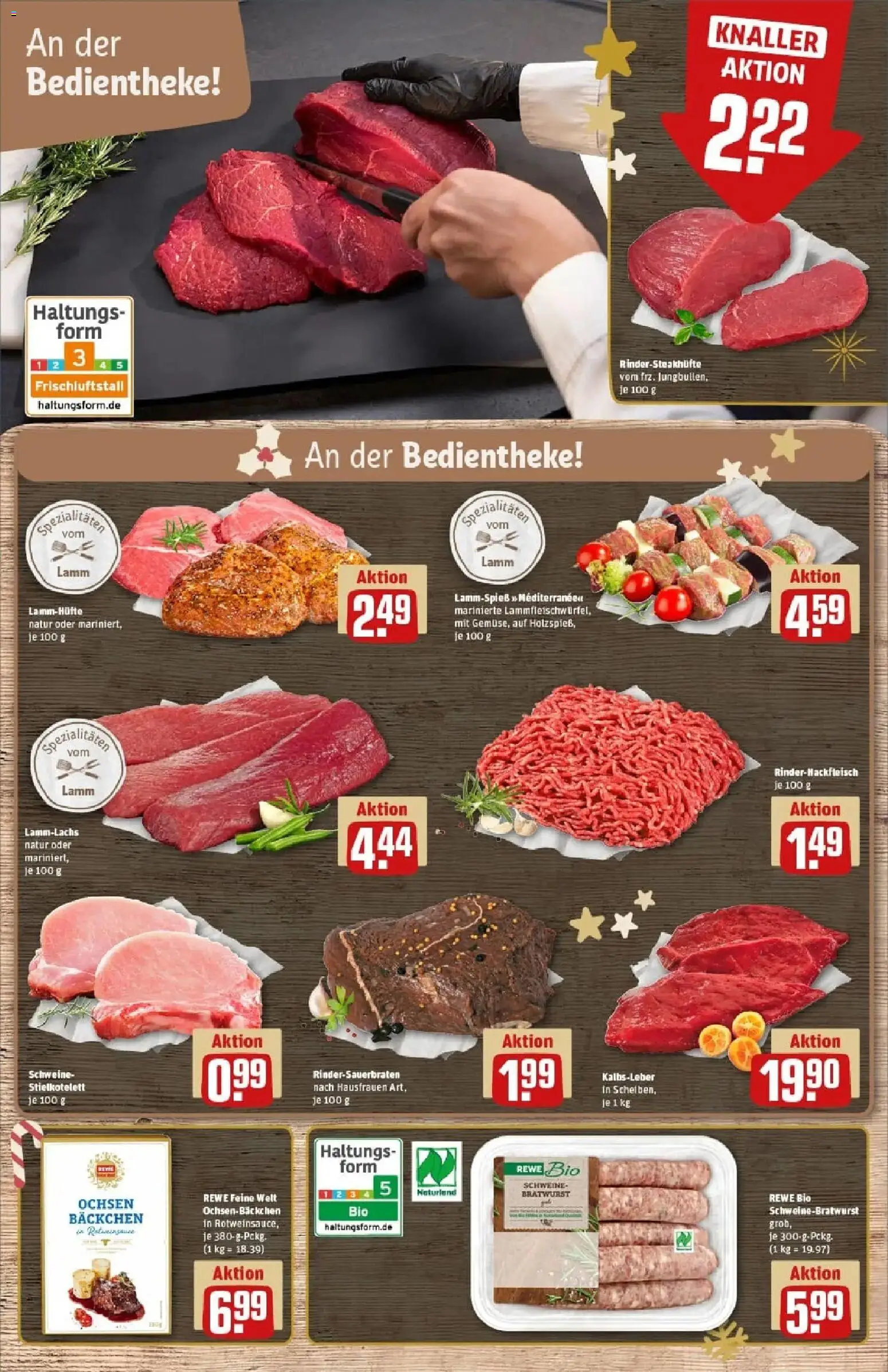 Rewe prospekt Köln / Bickendorf	 – gültig ab 23.11.2025 | Seite: 11 | Produkte: Bratwurst, Kalbsleber, Steak