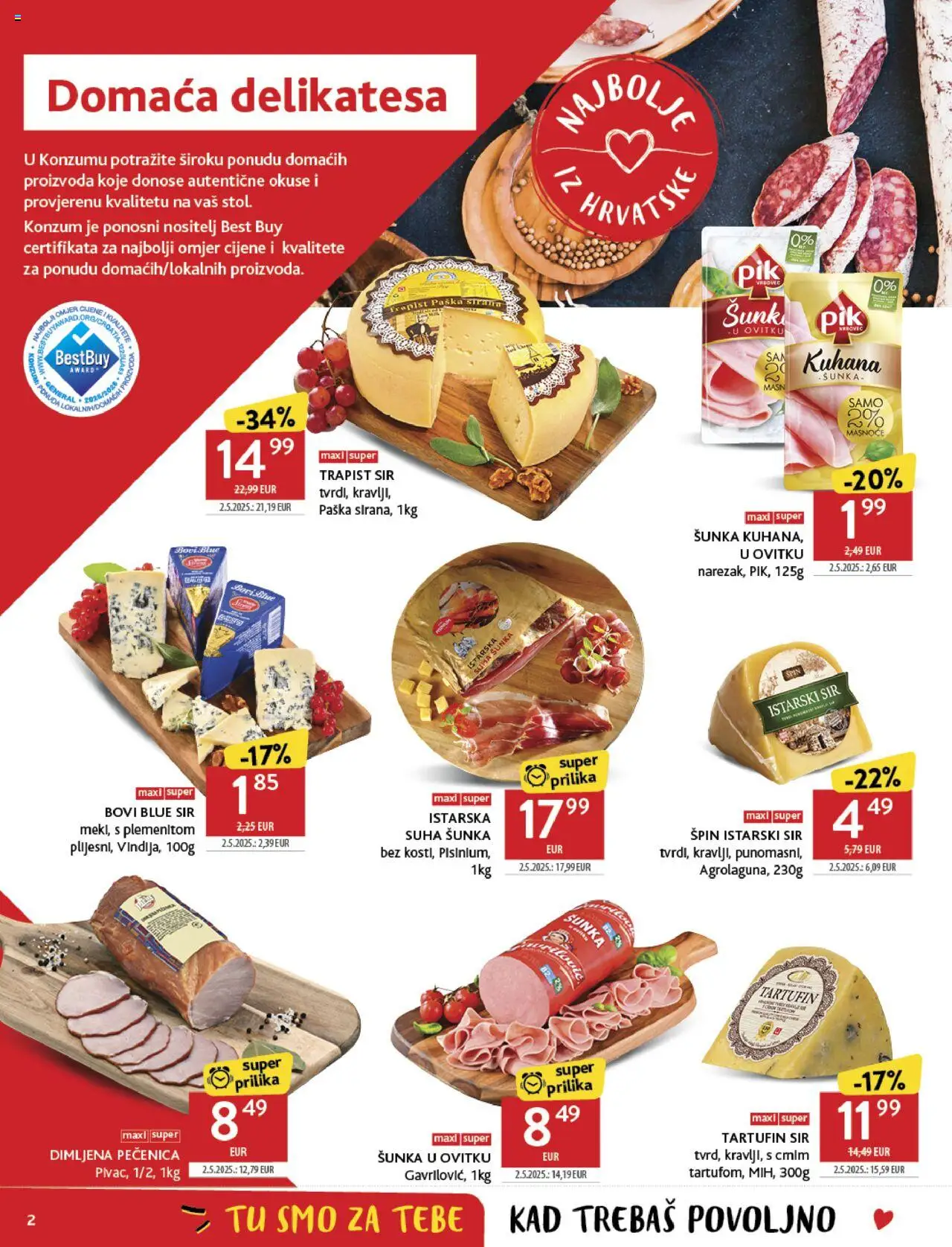 Konzum HR akciós ujság - amely érvényes a következő dátumtól: 06.08.2025 | Oldal: 2