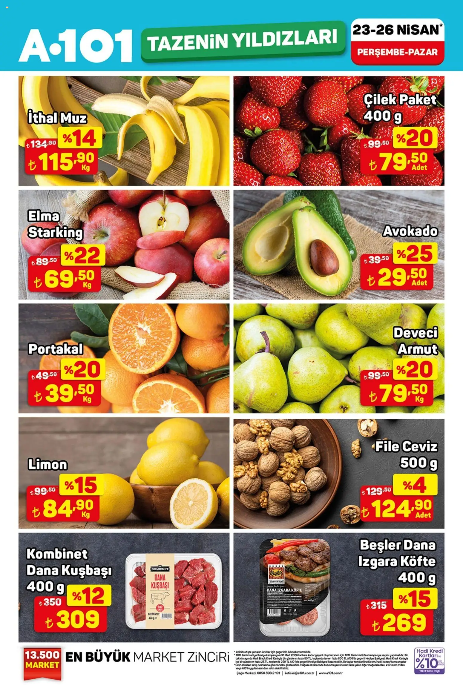 A101 - Tazenin Yıldızları - 23.04.2026 tarihinden itibaren geçerlidir | Sayfa: 1