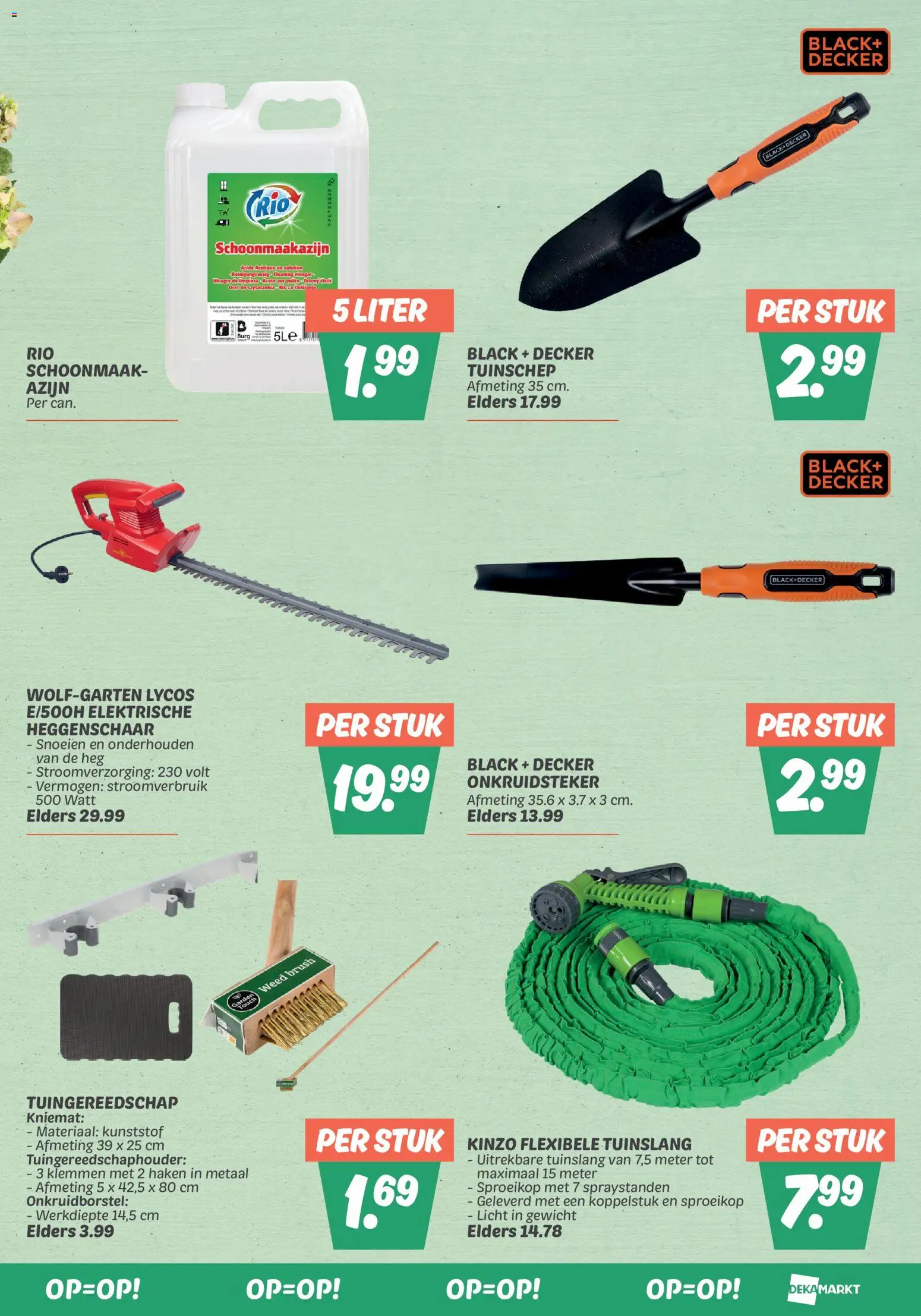 {H1} | Pagina: 25 | Producten: Tuinslang, Gewicht, Haken