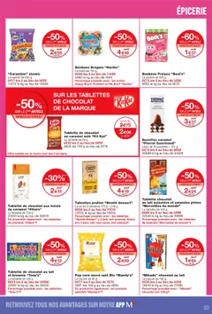  | Page: 23 | Produits: Fraise, Sucre, Tablettes de chocolat, Lait