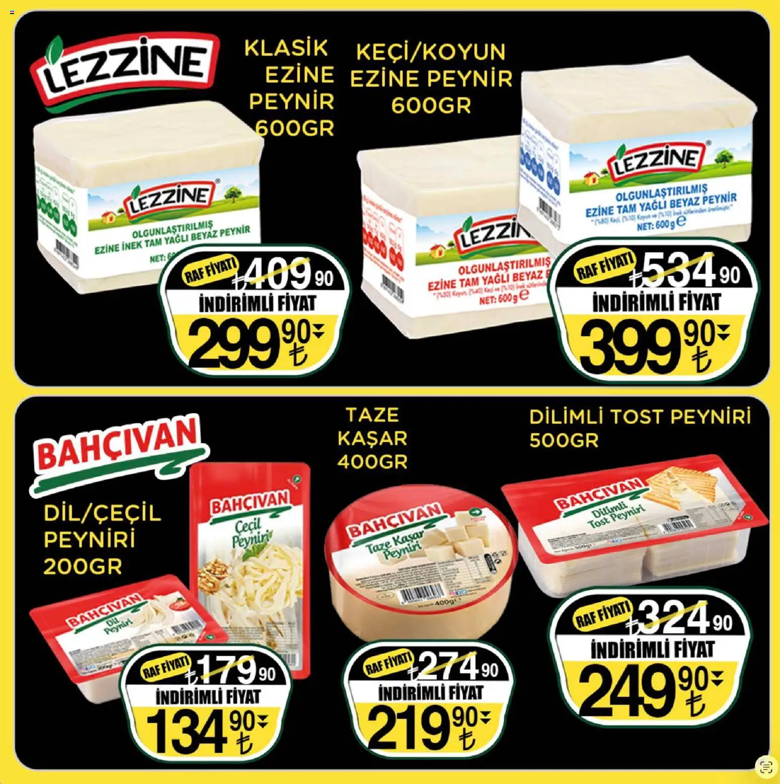 Sarıyer Katalog - 13.03.2026 tarihinden itibaren geçerlidir | Sayfa: 14 | Ürünler: Raf, Peynir