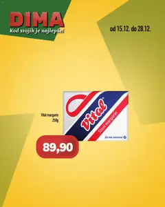 VP Dima Vital margarin - pregled VP Dima kataloga - važi od 15.12.2025